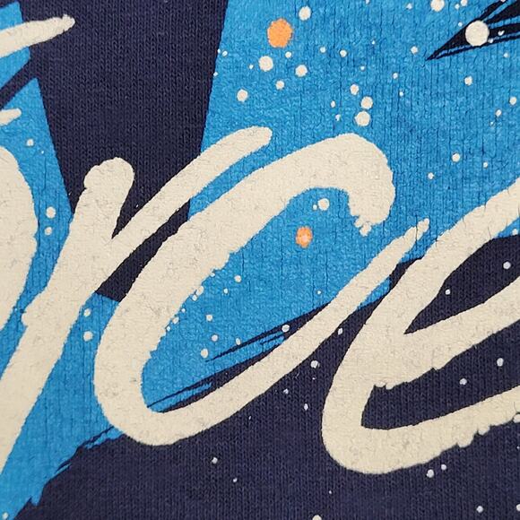 Vintage 80s Aim-High US Air-Force Shirt Large 22x28 Aviation USA USF - Picture 8 of 13